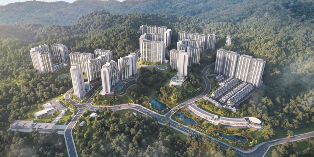 Aerial view of the Mori Sanctuary development in Cheras